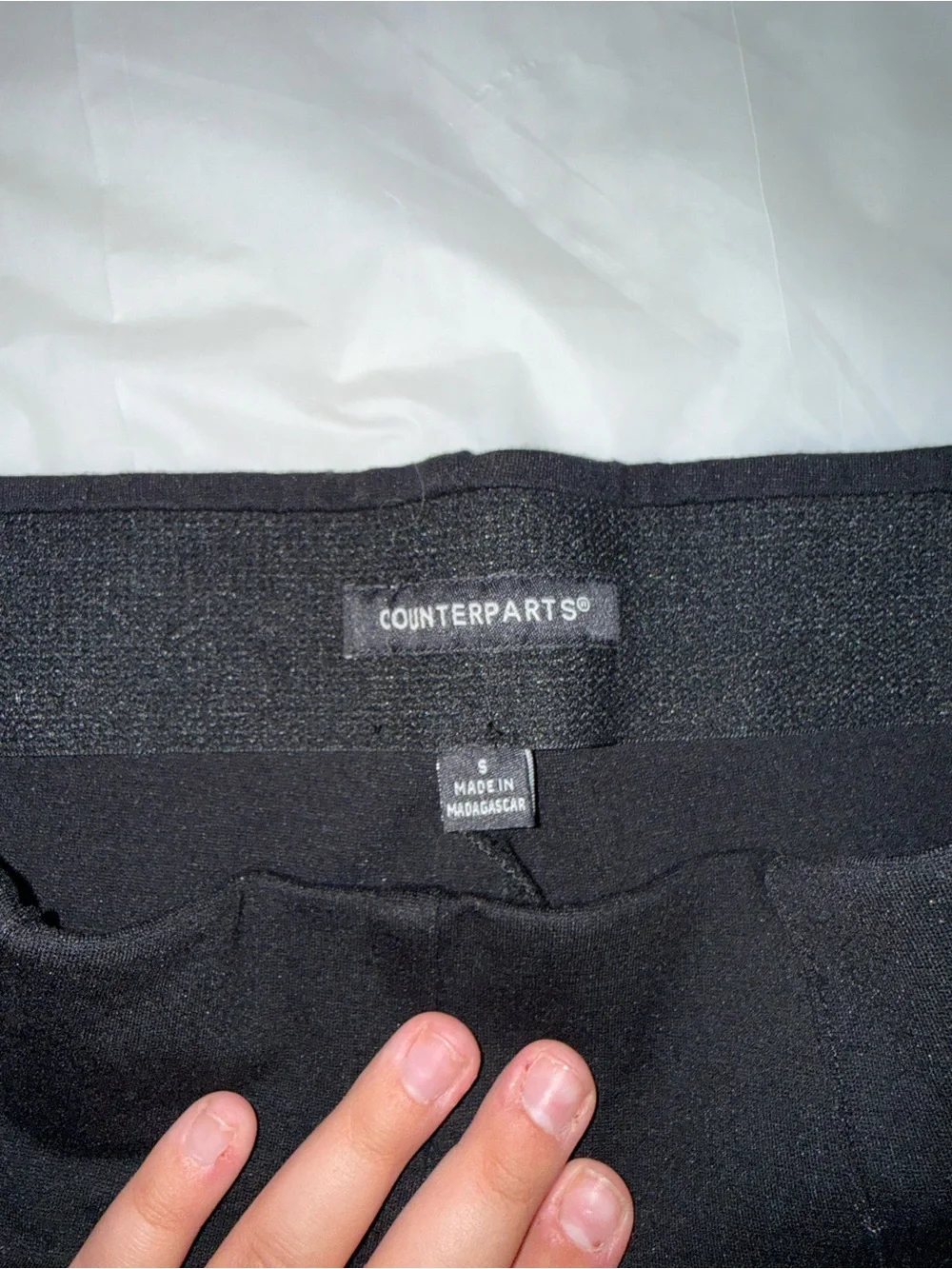 Counterparts Black Stretch Boot-Cut Pants - Picture 2 of 3